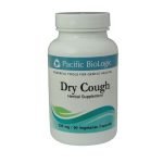 Dry Cough herbal supplement bottle