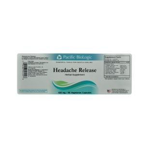 40119 Headache Release label