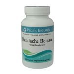 Headache Release herbal supplement bottle