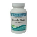 Female Tonic herbal supplement bottle