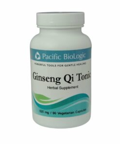 bottle: ginseng Qi tonic herbal supplement