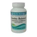 Limbic Balance Evening formula herbal supplement bottle