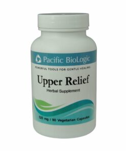 bottle: upper relief herbal supplement