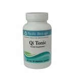 Qi-Tonic herbal supplement bottle: